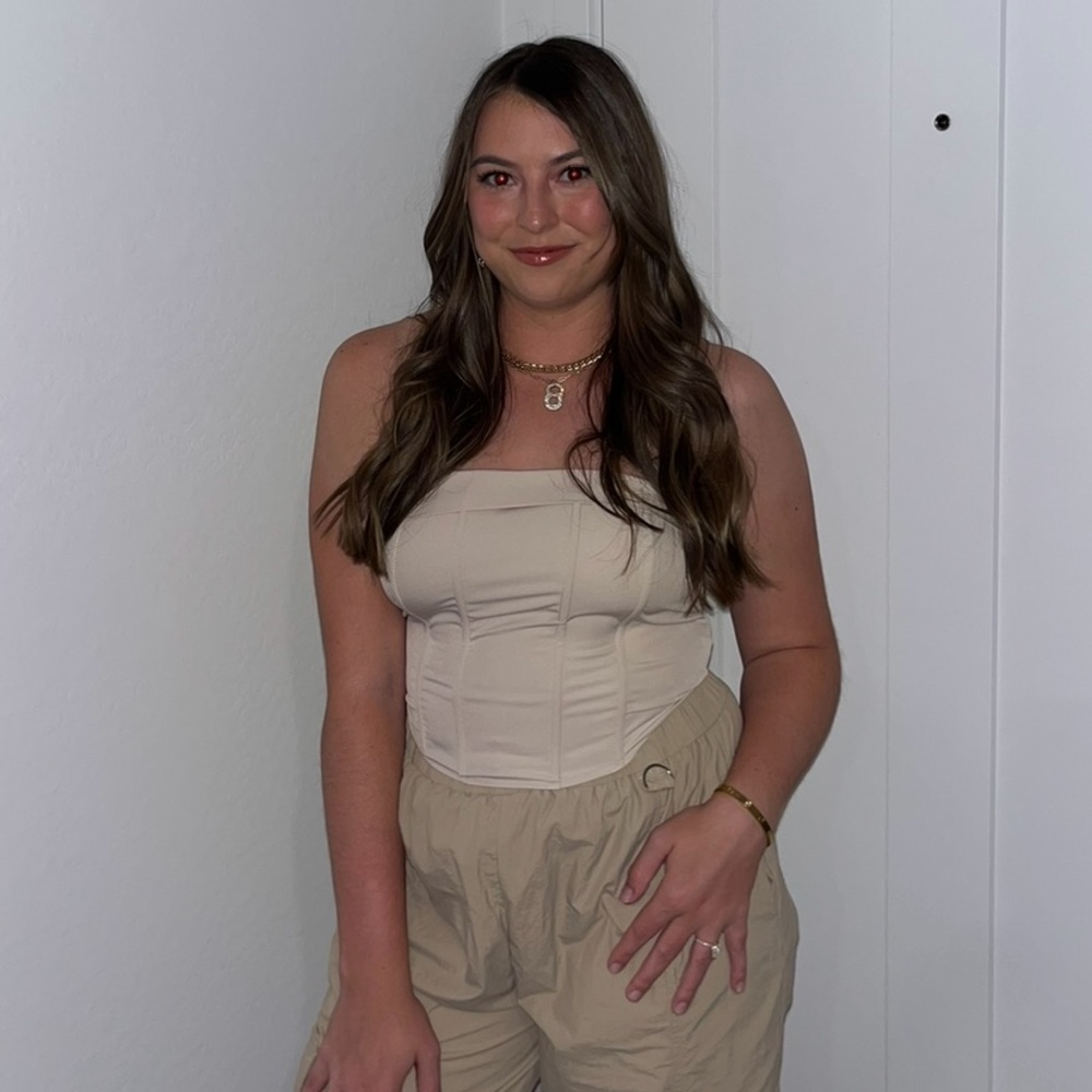 Papermoon Strapless Top
